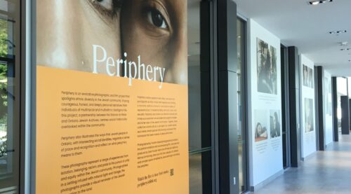 Exhibition design for the Ontario Jewish Archives